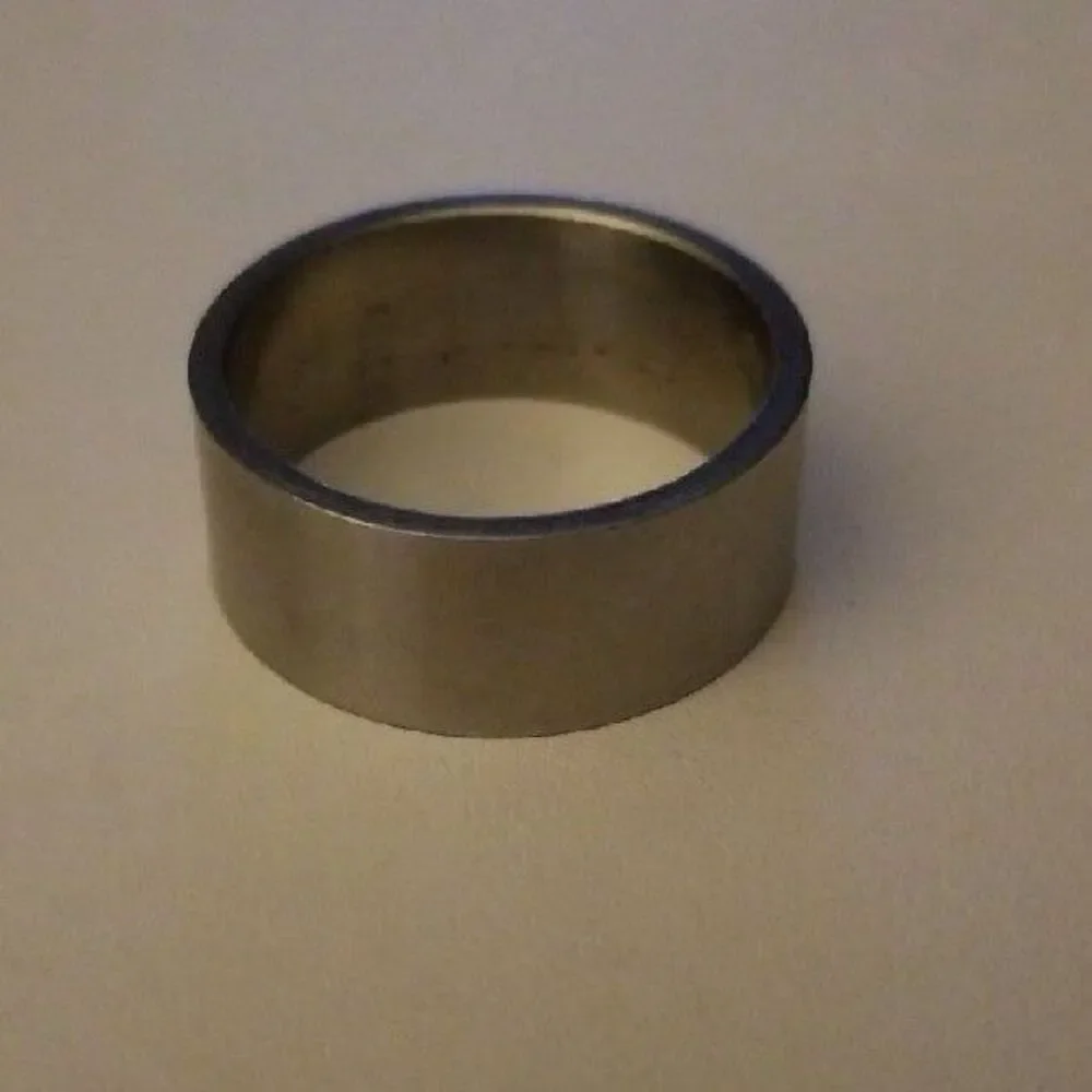 New Mens' Stainless Steel Plain Wide Band Ring 11